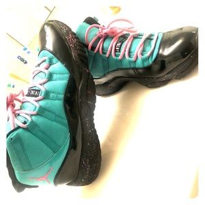 Custom “pre heat” south beach Jordan 11